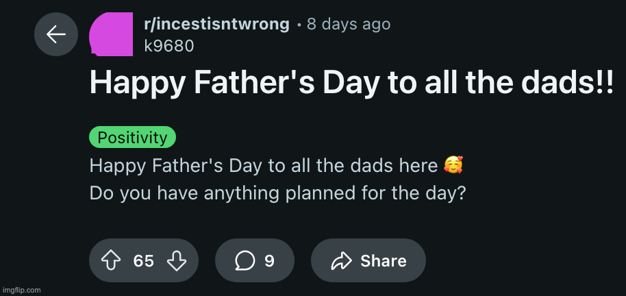 What a heartwarming post, the subreddit this was posted it can't be that bad | made w/ Imgflip meme maker