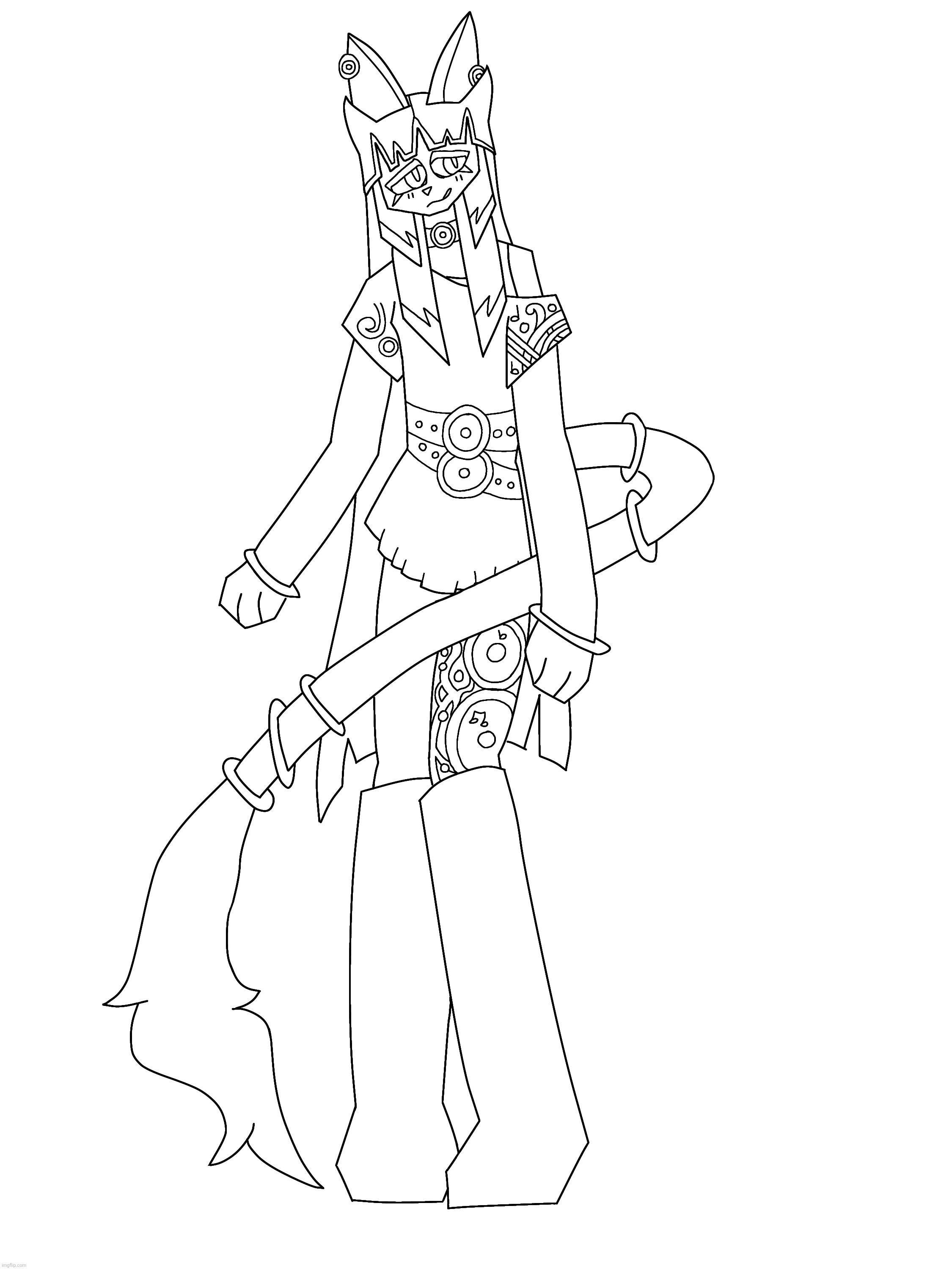 Some lineart | made w/ Imgflip meme maker