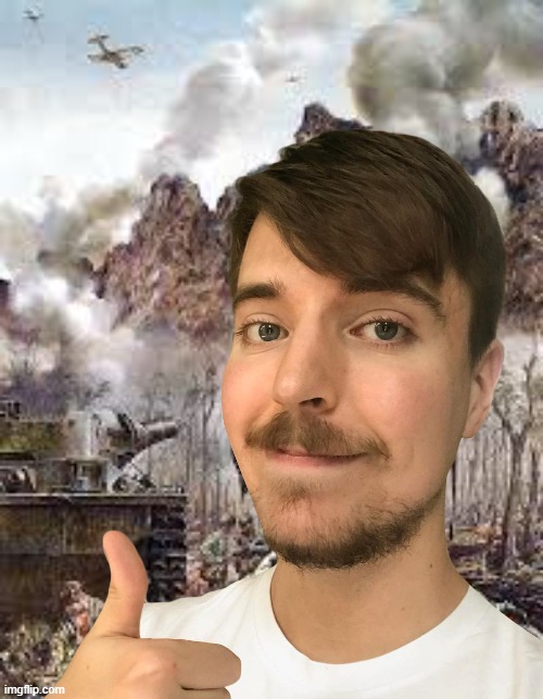 High Quality mrbeast im fine Blank Meme Template