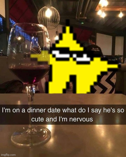 Don't look too closely at the glass | made w/ Imgflip meme maker