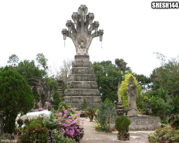 Buddha Naga | SHESH144 | image tagged in buddha naga,buddha,naga,kundalini | made w/ Imgflip meme maker
