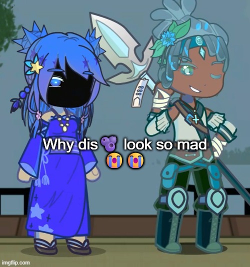 Blueberry Star Cookie and Juniper Cookie my beloved sillies (CRK ocs) | Why dis🫐 look so mad
😭😭 | image tagged in gacha,ocs,cookie run | made w/ Imgflip meme maker