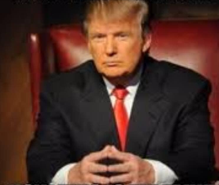High Quality Trump Waiting Blank Meme Template