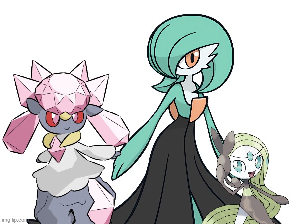 Trio of PokeGirls.mp3 | image tagged in melody,kessho,grace | made w/ Imgflip meme maker