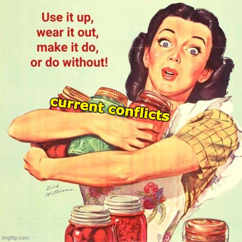 current conflicts | made w/ Imgflip meme maker