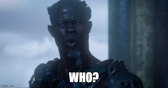 Guardians of the galaxy who | WHO? | image tagged in guardians of the galaxy who | made w/ Imgflip meme maker