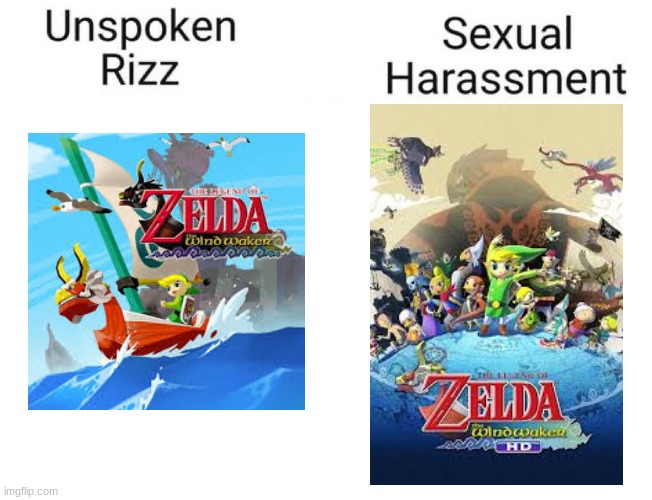 Unspoken rizz vs Sexual Harrasment | image tagged in unspoken rizz vs sexual harrasment | made w/ Imgflip meme maker