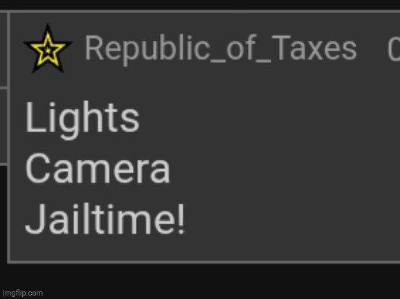 Lights Camera Jailtime! Blank Meme Template