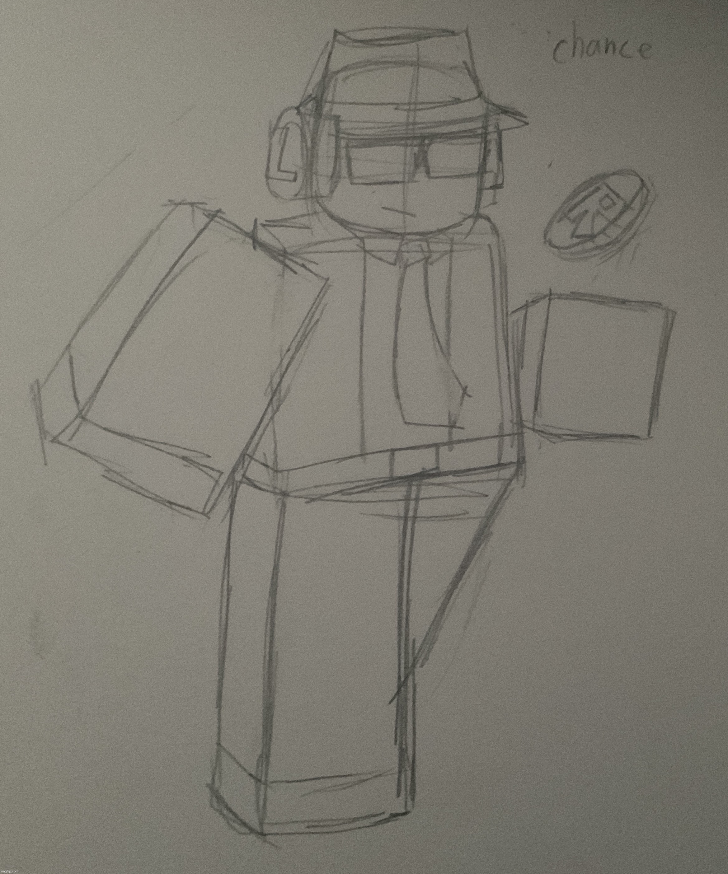 i don’t play forsaken but i decided to draw one of the characters from the game | made w/ Imgflip meme maker