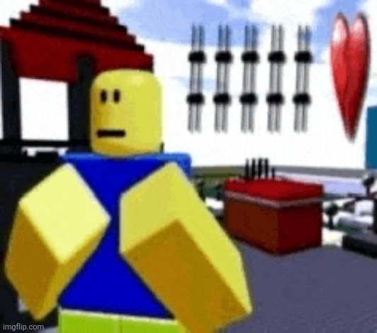 image tagged in sybau roblox noob | made w/ Imgflip meme maker