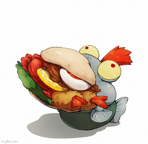 Smallfry eating a burger | image tagged in smallfry eating a burger | made w/ Imgflip meme maker