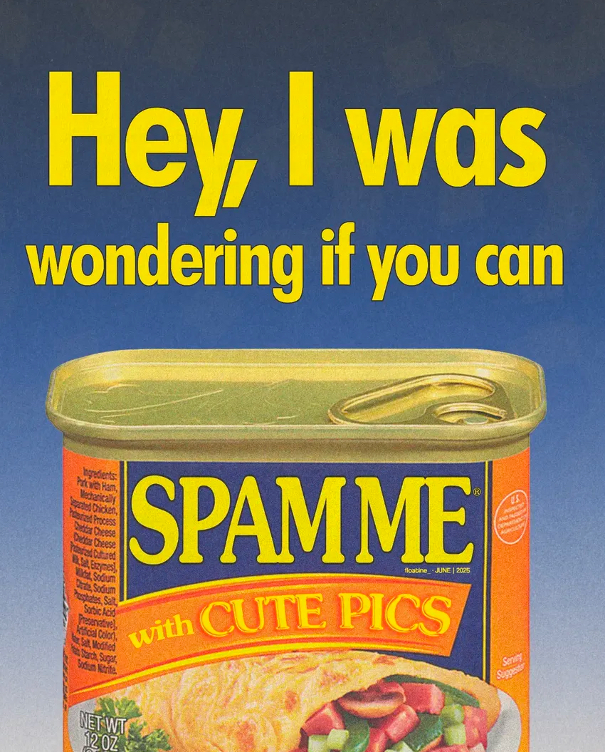 Spam Me Blank Meme Template
