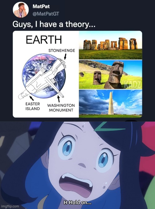 Please wait just a minute!! | image tagged in matpat,earth | made w/ Imgflip meme maker