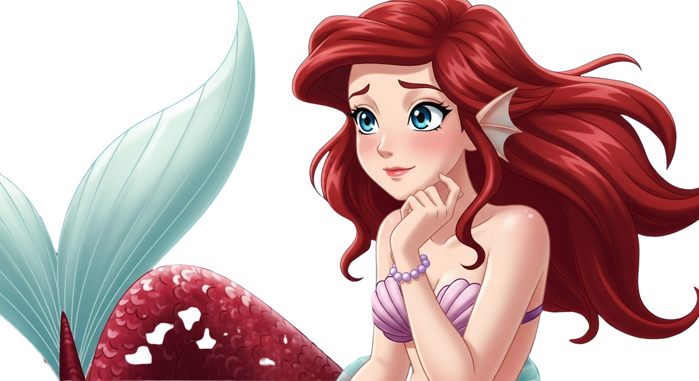 geeky mermaid Blank Meme Template