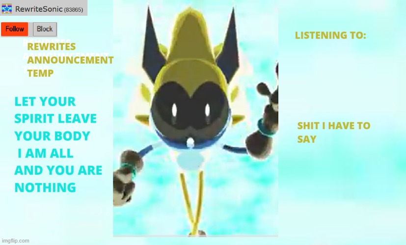 done | image tagged in rewrite annoucement temp | made w/ Imgflip meme maker