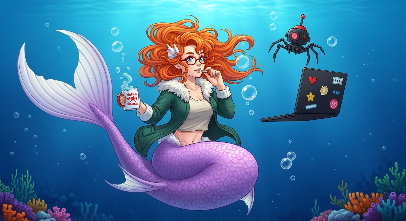 futaba mermaid Blank Meme Template