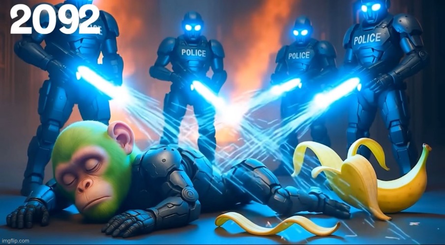 image tagged in police brutality,acab,politics,ai slop,italian brainrot,unfunny | made w/ Imgflip meme maker