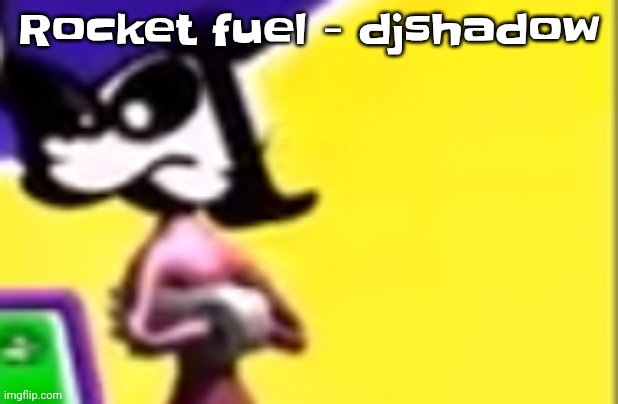 Thank you invincible for introducing this to me | Rocket fuel - djshadow | image tagged in highkey pissed as hell | made w/ Imgflip meme maker