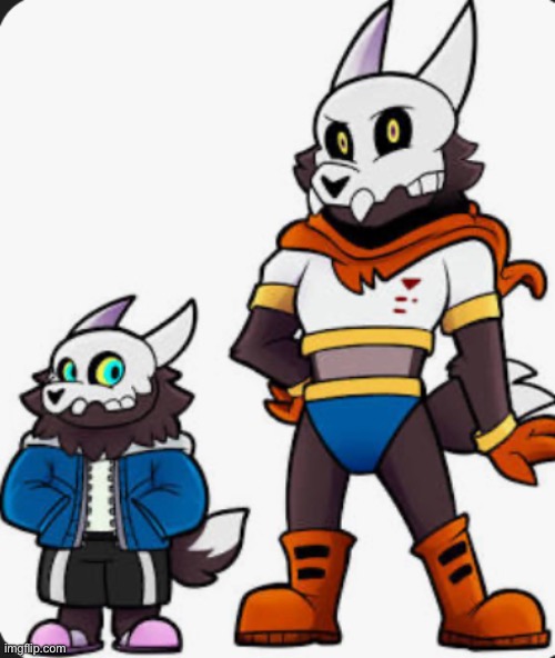 Some art i found. Idk i thought it was cool | image tagged in art,undertale,idk,sans and papyrus but as titans from owl house,sherlock was here | made w/ Imgflip meme maker