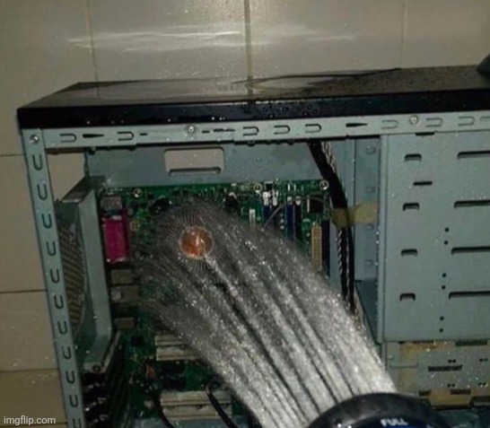 I'm cleaning my pc | made w/ Imgflip meme maker