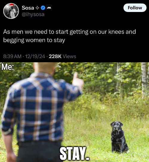 . | Me:; STAY. | image tagged in funny,tweets | made w/ Imgflip meme maker