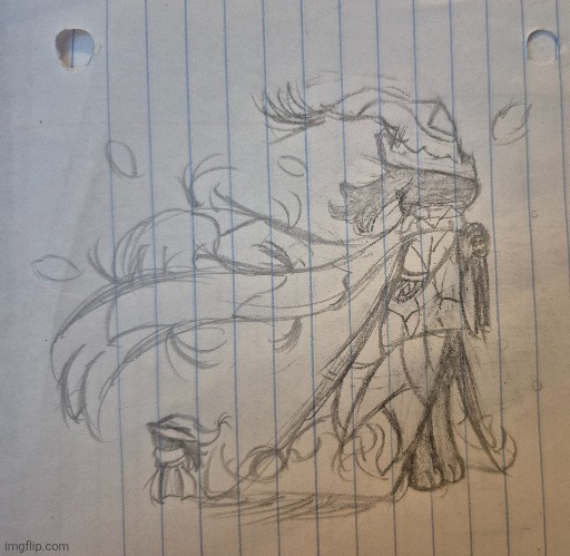 the prince of the Dark except Amano-style. Kind of. | image tagged in i tried,ralsei | made w/ Imgflip meme maker