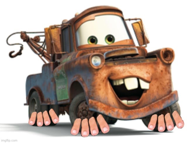 Toe Mater | image tagged in funny,tow truck | made w/ Imgflip meme maker