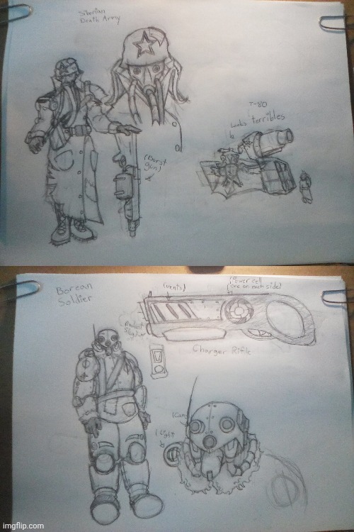 Chilly bois of the apocalypse (Great Borea/Bleeding Borea, and Siberian Death Army) | made w/ Imgflip meme maker