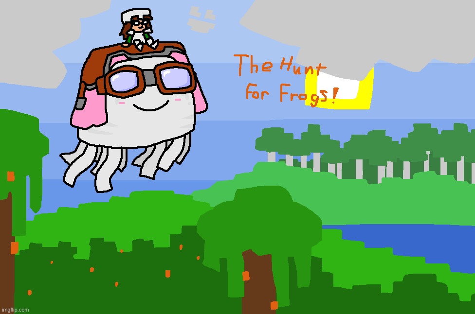Here have a happy ghast fanart | made w/ Imgflip meme maker