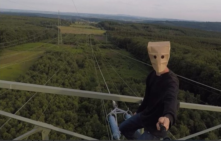 The baghead climber Blank Meme Template