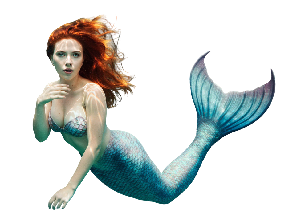scarlett johansson mermaid Blank Meme Template