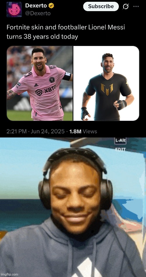 "fortnite skin" | image tagged in speed laughing | made w/ Imgflip meme maker