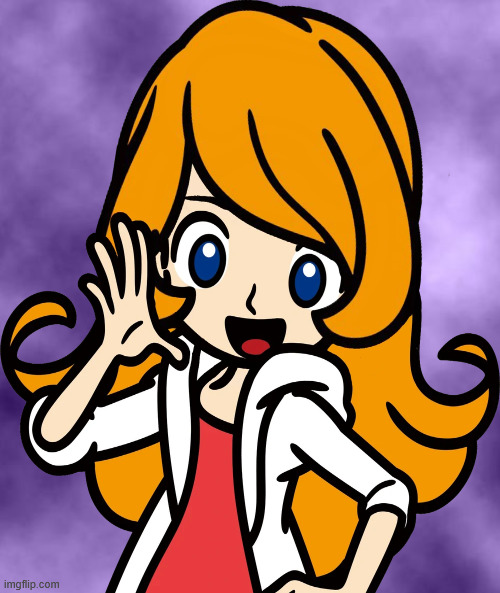 mona icon | image tagged in mona,warioware,gaming,icons,nintendo,videogames | made w/ Imgflip meme maker