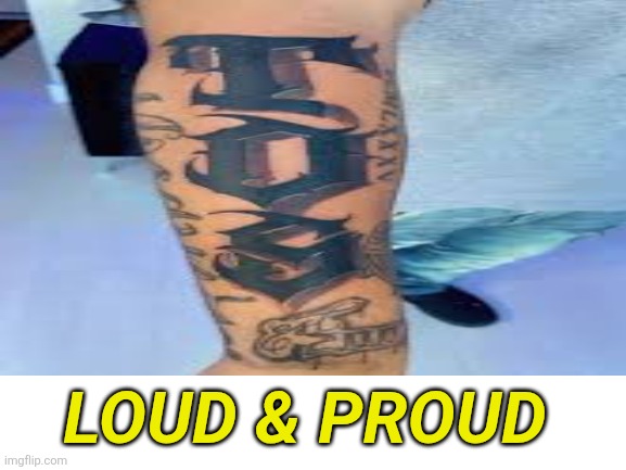 Blank White Template | LOUD & PROUD | image tagged in blank white template | made w/ Imgflip meme maker