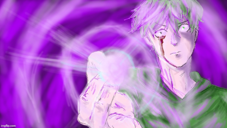 Radium Hollow Purple | image tagged in radium hollow purple | made w/ Imgflip meme maker
