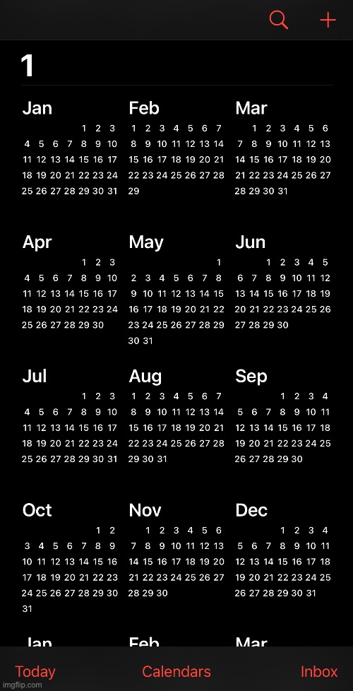 i scrolled all the way to year 1. | image tagged in memes,calendar,1 | made w/ Imgflip meme maker