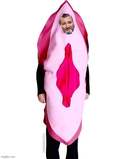 Ted Cruz…You Big “pu**y” | @CALJFREEMAN1 | image tagged in ted cruz,maga,republicans,confused tucker carlson,tucker carlson,donald trump | made w/ Imgflip meme maker