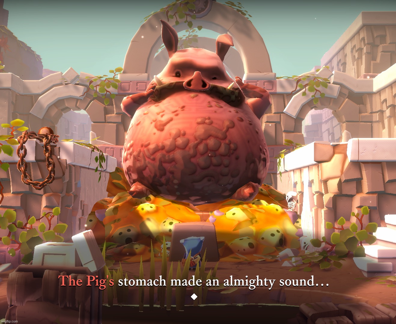 THP cameo in The Last Campfire | made w/ Imgflip meme maker