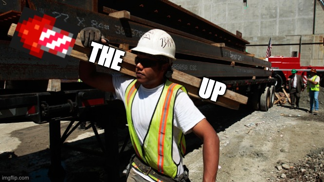Hold the Up Blank Meme Template