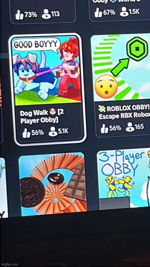 I was looking for obbies and what the fuck is this | image tagged in msmg,roblox | made w/ Imgflip meme maker