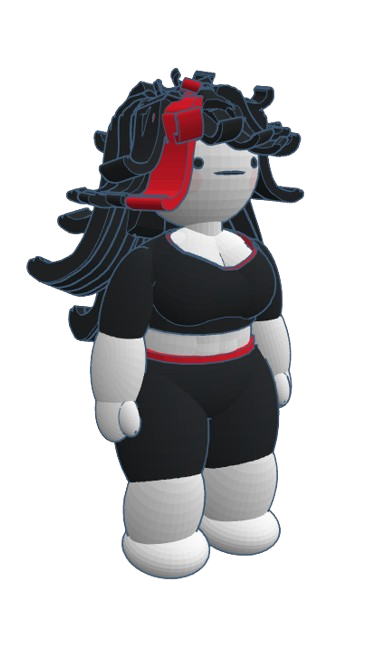 Claire 8.0 facing right Blank Meme Template