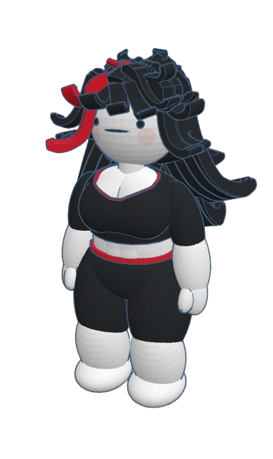 Claire 8.0 facing left Blank Meme Template