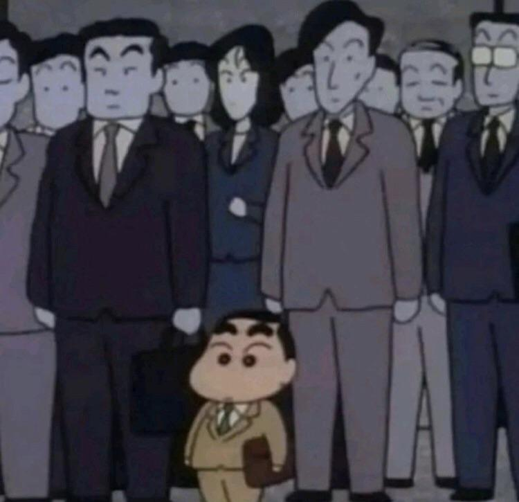 shinchan suit Blank Meme Template