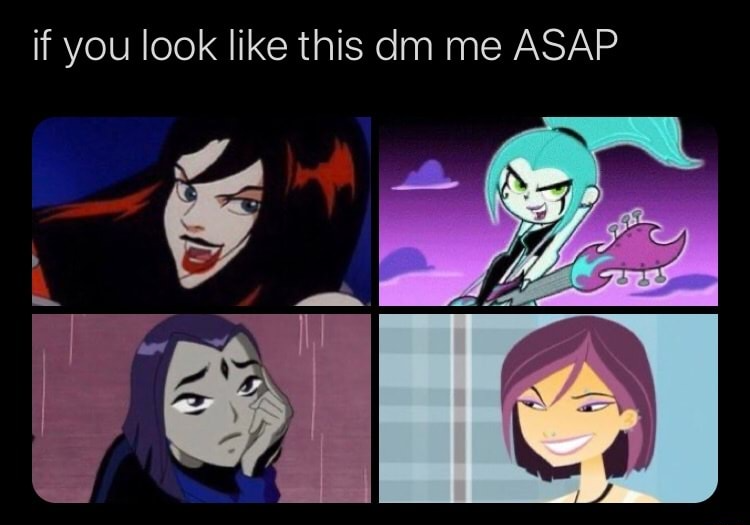if you look like this dm me asap Blank Meme Template