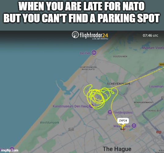 When you are late for NATO | WHEN YOU ARE LATE FOR NATO
BUT YOU CAN'T FIND A PARKING SPOT | image tagged in memes,nato,the,hague,parking | made w/ Imgflip meme maker