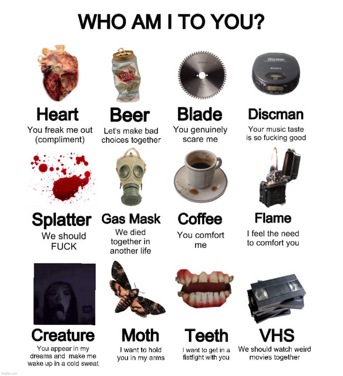 Which one am i | image tagged in which one am i | made w/ Imgflip meme maker