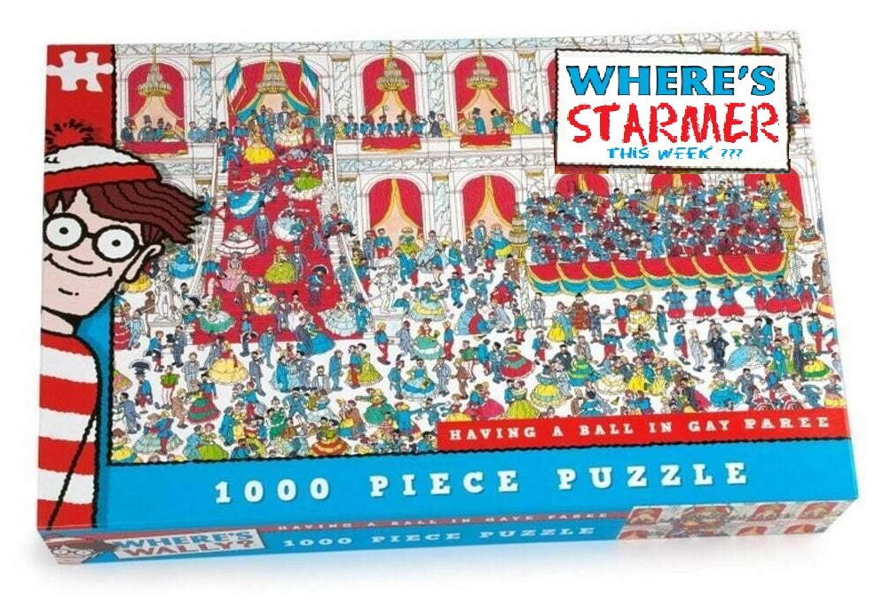 Where's Wally Starmer ? Blank Meme Template