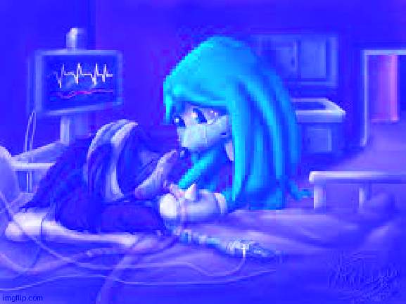 huh | image tagged in sonic hospital bed | made w/ Imgflip meme maker