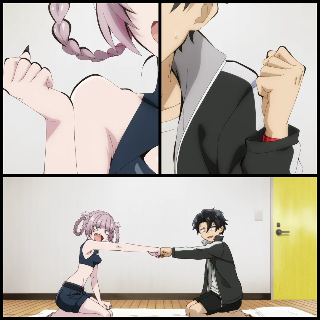 yamori and nazuna Blank Meme Template