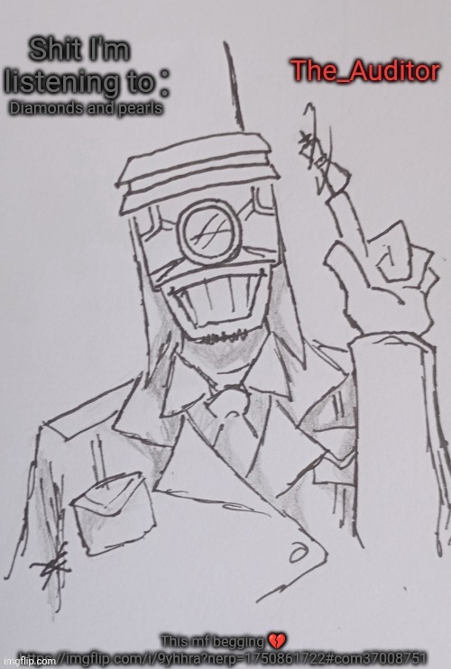 The_Auditor's Phobos announcement template | Diamonds and pearls; This mf begging 💔 https://imgflip.com/i/9yhhra?nerp=1750861722#com37008751 | image tagged in the_auditor's phobos announcement template | made w/ Imgflip meme maker